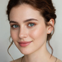 Stern Ohrstecker in 925 Silber