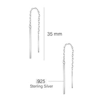 Stab Durchzieher in 925 Silber