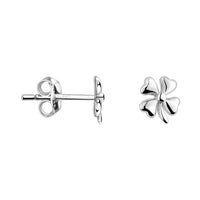 Blatt Ohrstecker in 925 Silber