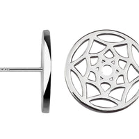 Blume Ohrstecker in 925 Silber