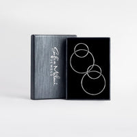 Kreis Ohrstecker in 925 Silber