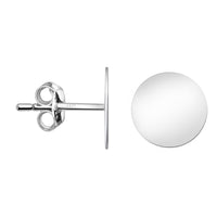 Kreis Ohrstecker in 925 Silber