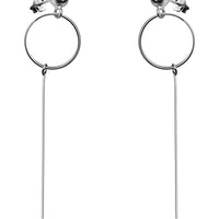 Kreis Ohrstecker in 925 Silber
