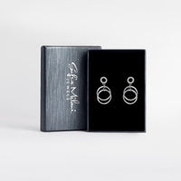 Kreis Ohrstecker in 925 Silber