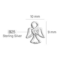 Engel Ohrstecker in 925 Silber