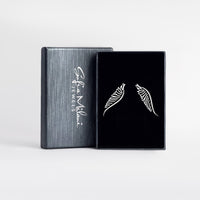 Flügel Ohrklemme in 925 Silber