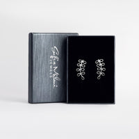 Blatt Ohrstecker in 925 Silber