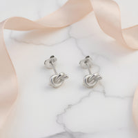 Herz Ohrstecker in 925 Silber
