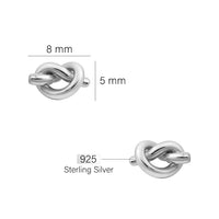 Herz Ohrstecker in 925 Silber