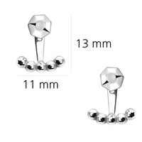 Kugel Ohrstecker in 925 Silber