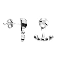 Kugel Ohrstecker in 925 Silber