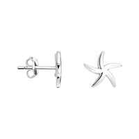 Haupt- und Seitenansicht von Stern Ohrstecker in 925 Silber von Sofia Milani - E0765