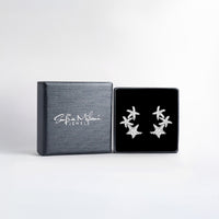 Stern Ohrstecker in 925 Silber