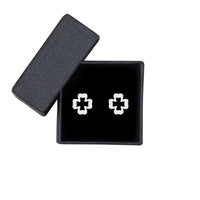 Blatt Ohrstecker in 925 Silber