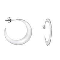 Steck Creolen in 925 Silber