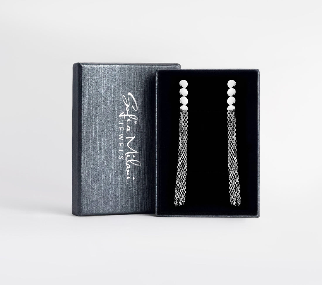 Ankerkette Ohrhänger in 925 Silber