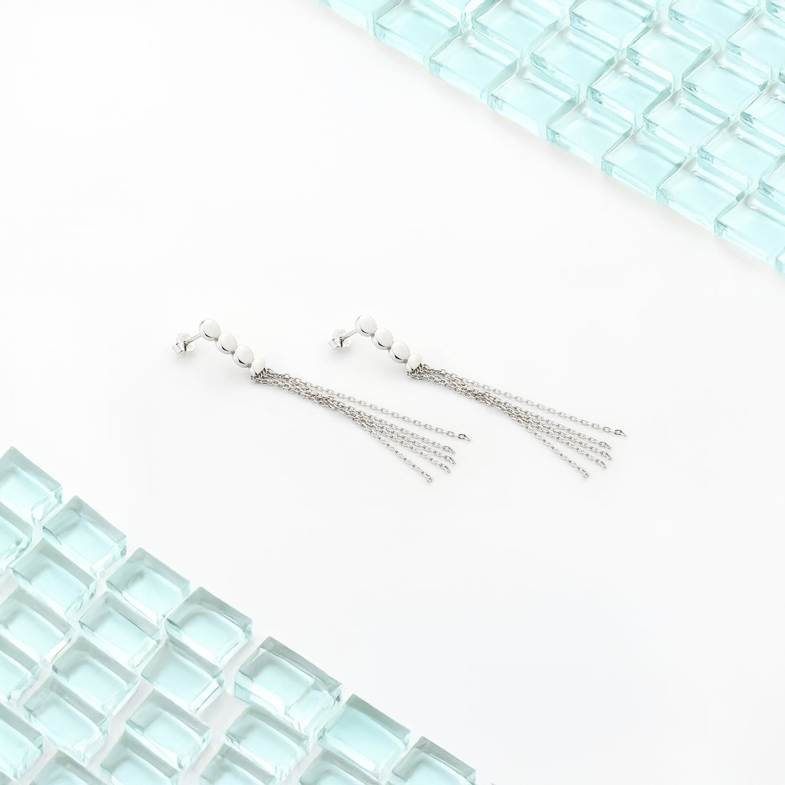 Ankerkette Ohrhänger in 925 Silber