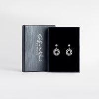 Kreis Ohrstecker in 925 Silber