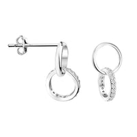 Kreis Ohrstecker in 925 Silber