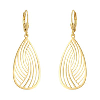 Ornament Ohrhänger in 925 Silber