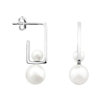 Perle Ohrstecker in 925 Silber