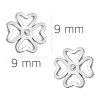 Blume Ohrstecker in 925 Silber
