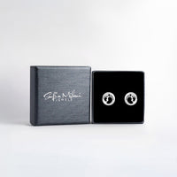 Fuß Ohrstecker in 925 Silber
