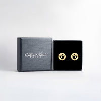 Fuß Ohrstecker in 925 Silber
