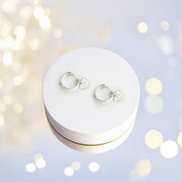 Herz Creolen in 925 Silber