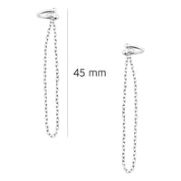 Ankerkette Ohrhänger in 925 Silber
