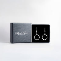 Kreis Ohrstecker in 925 Silber