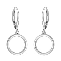 Kreis Ohrstecker in 925 Silber