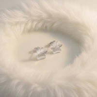 Pfote Ohrstecker in 925 Silber