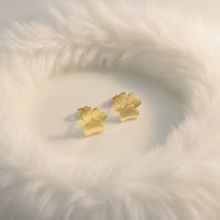 Pfote Ohrstecker in 925 Silber