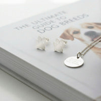 Pfote Ohrstecker in 925 Silber