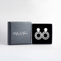 Ornament Ohrstecker in 925 Silber