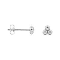 Kugel Ohrstecker in 925 Silber