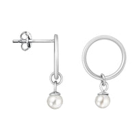 Perle Ohrstecker in 925 Silber