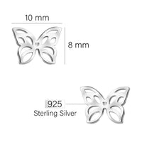 Kreis Ohrhänger in 925 Silber