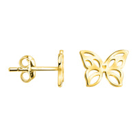 Schmetterling Ohrstecker in 925 Silber