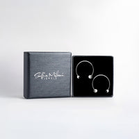 Kugel Ohrstecker in 925 Silber