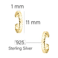 Herz Ear Cuff in 925 Silber
