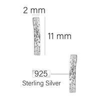 Vintage Steck Creolen in 925 Silber