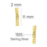 Vintage Steck Creolen in 925 Silber