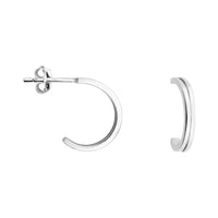 Doppel Steck Creolen in 925 Silber