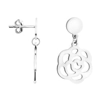 Ornament Ohrhänger in 925 Silber