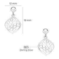 Ornament Ohrhänger in 925 Silber