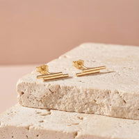 Stab Ohrstecker in 925 Silber