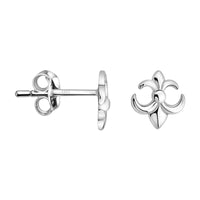 Blume Ohrstecker in 925 Silber