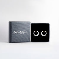Kreis Ohrstecker in 925 Silber